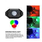 LED Bluetooth RGB 4pods Podświetlenie samochodowe Światła migające
