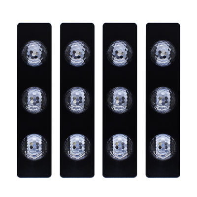 4 w RGB LED nastrojowe światła z pilotem do samochodu